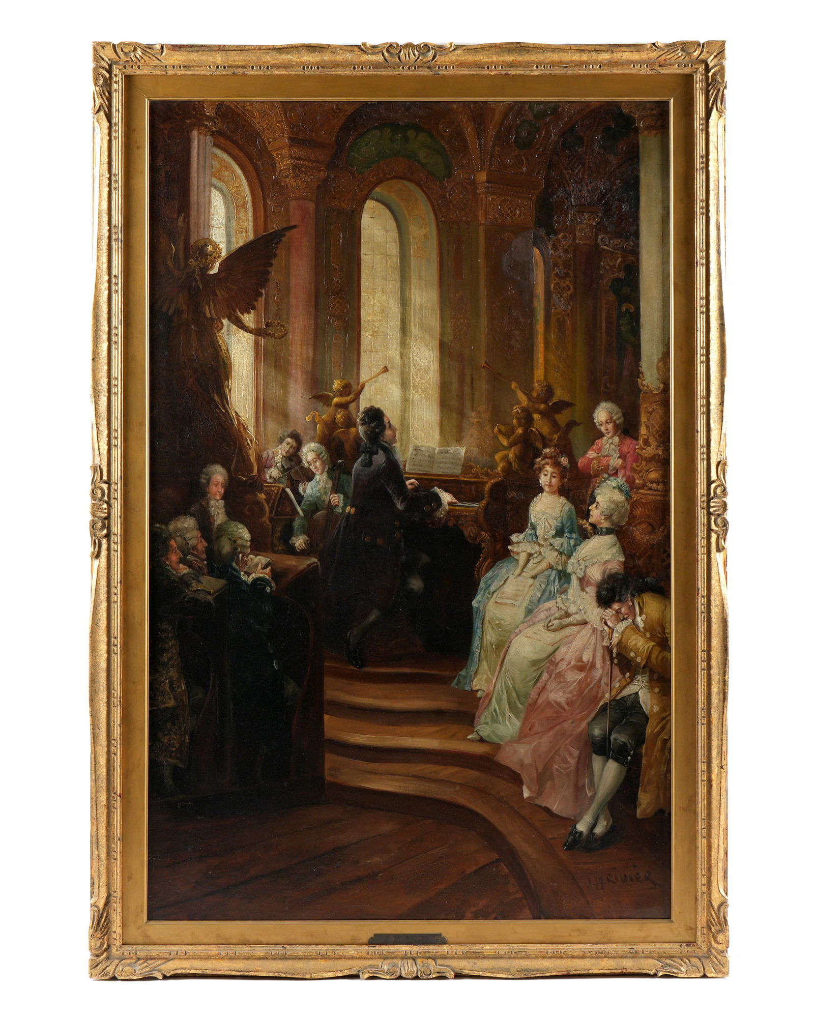J. M. Rivier Interior Music Recital Painting (1 of 8)