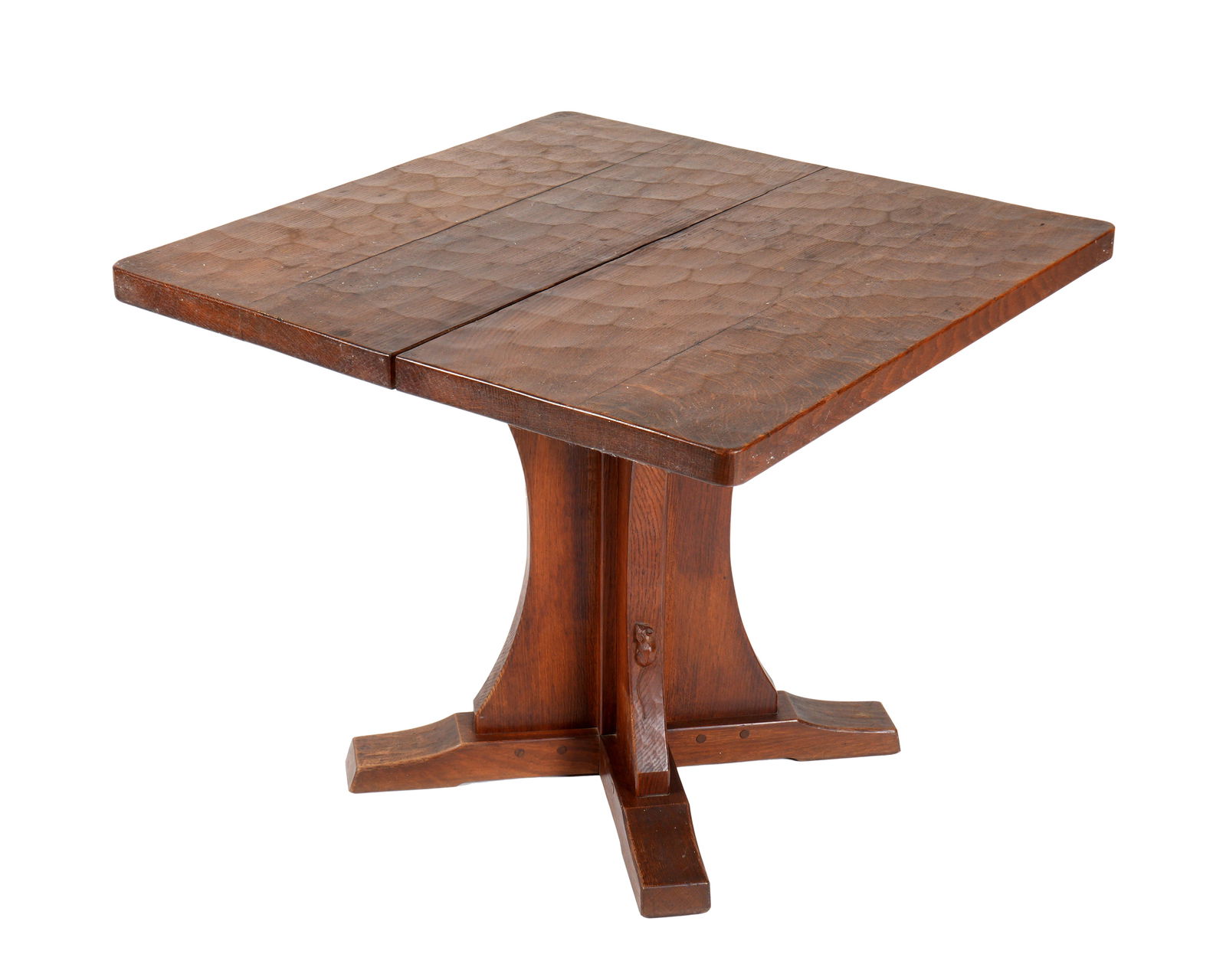 Robert Mouseman Thompson Square Oak Table (1 of 8)