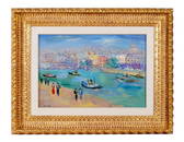 Jean Dufy Parisian Seine River Scene Painting