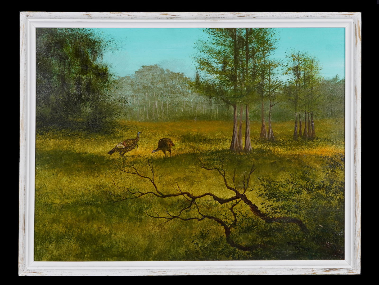 Robert Butler Florida Highwaymen Turkeys Painting (1 of 8)