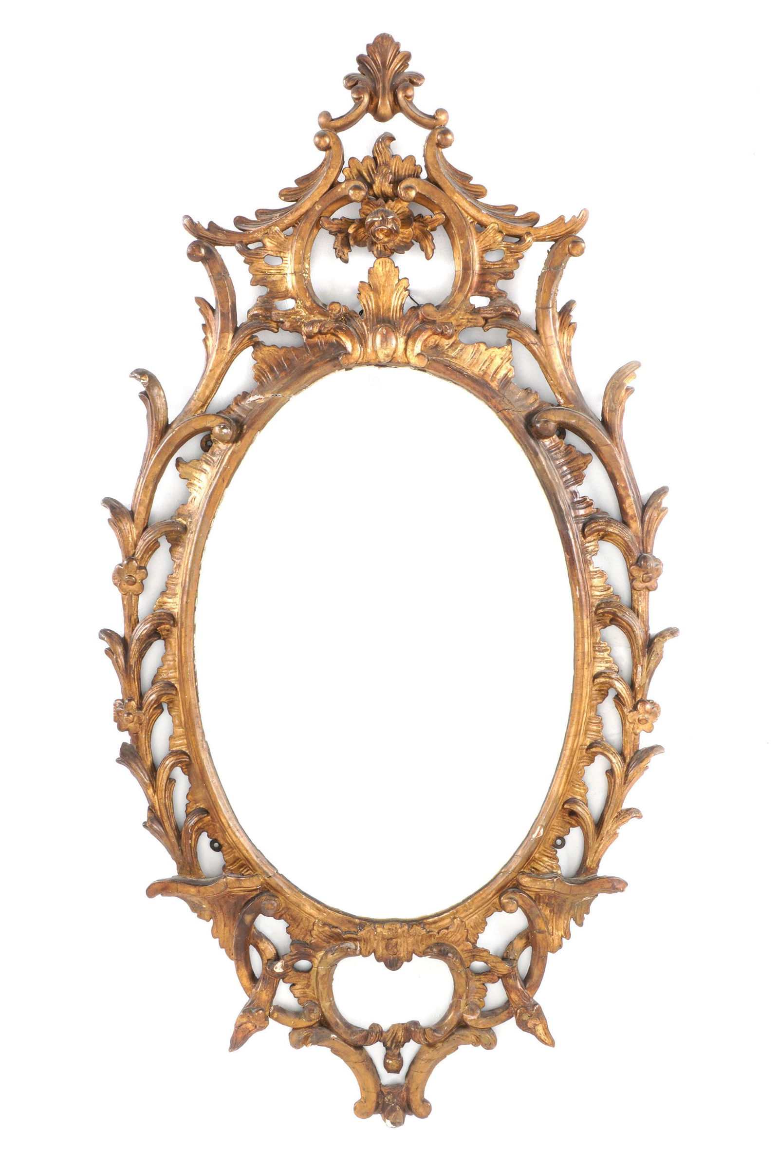 18th Century George III Carved Gilt Wood Mirror (1 of 5)