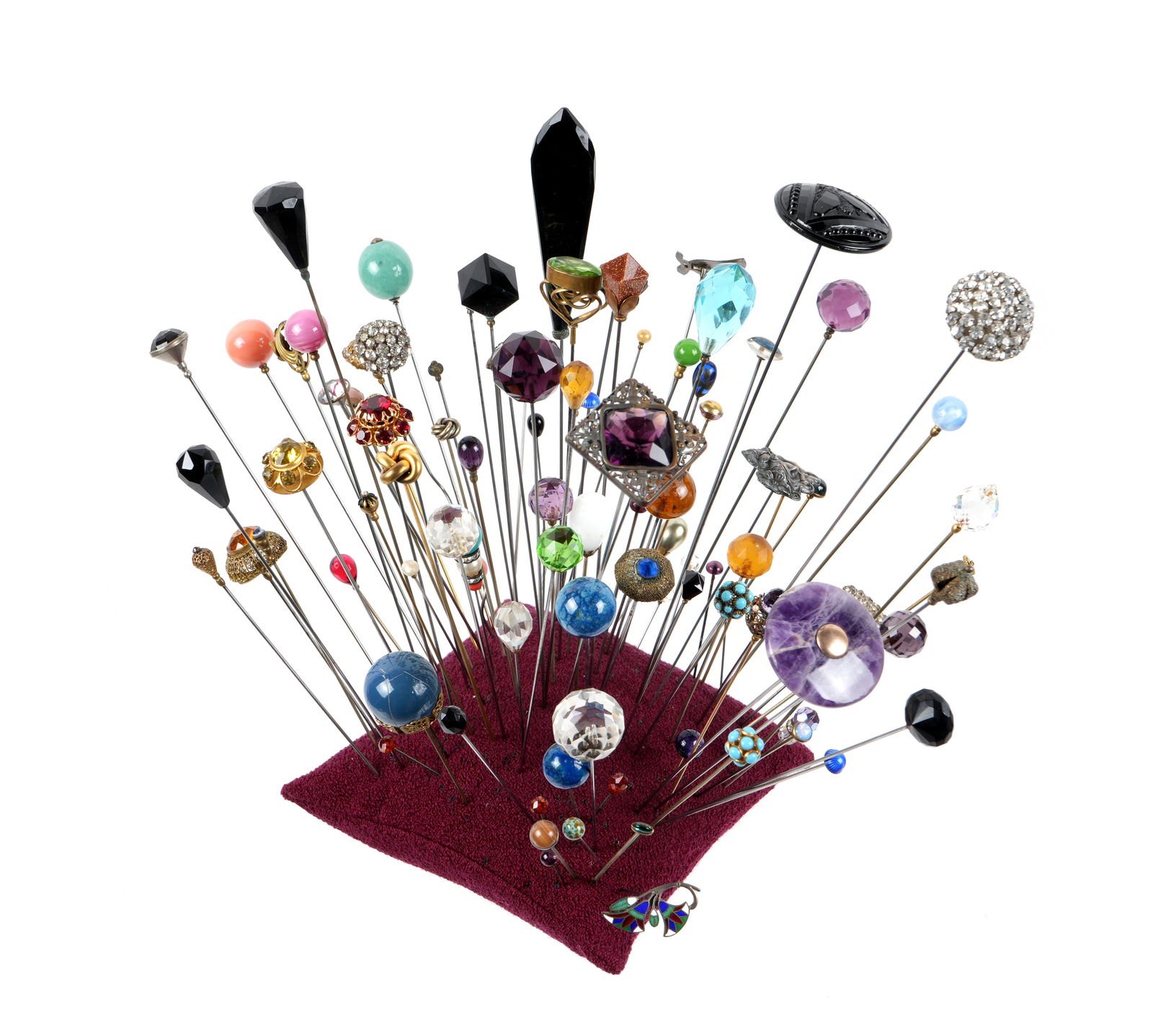 Collection of 100 Antique and Vintage Hat Pins (1 of 6)