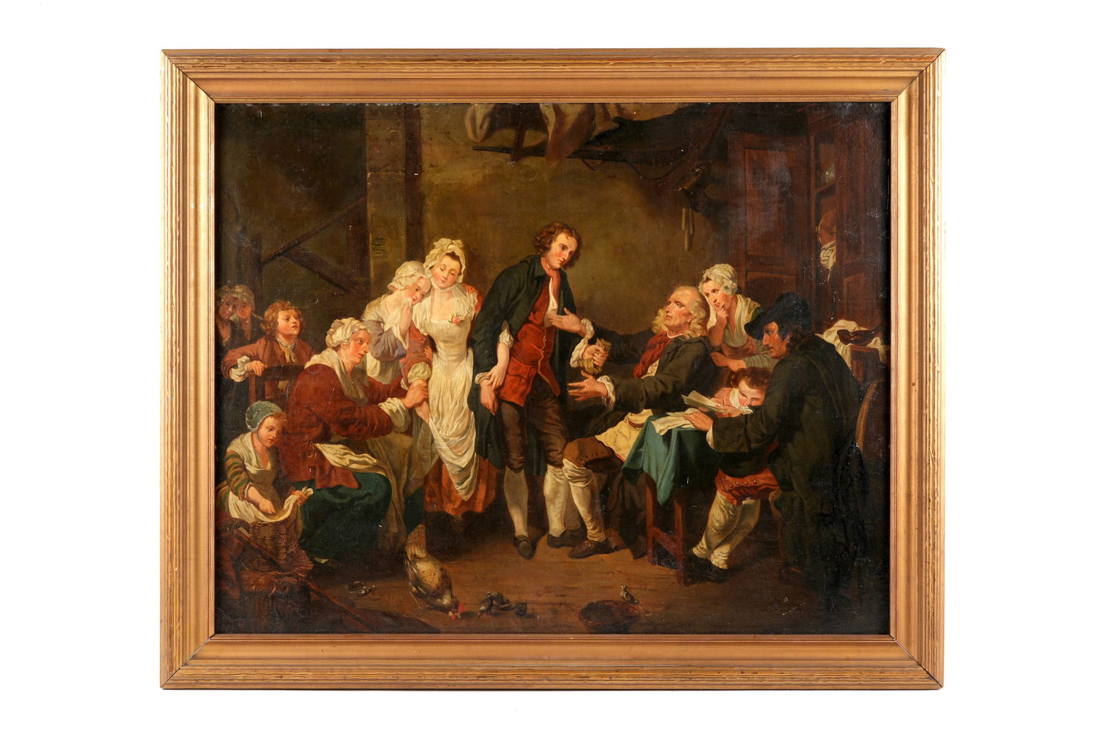 after Jean-Baptiste Greuze The Marriage Contract (1 of 5)