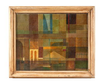 Exhibited Bruce Johnstone Abstract Painting (1 of 6)