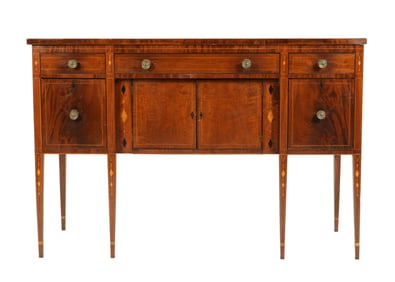 Mid Atlantic American Hepplewhite Sideboard