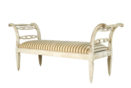 French Styled Window Bench