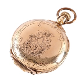 Zerach Six Time Zone Gold Filled Pocket Watch