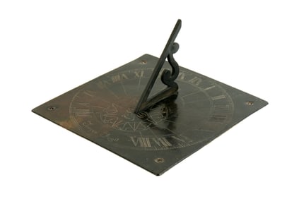18/19th Century Patinated Bronze Sundial
