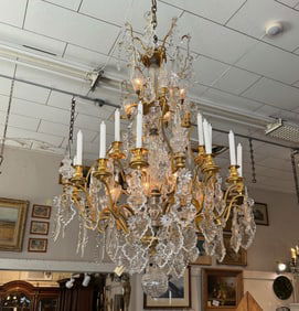 19th Century French Bronze Dore Chandelier