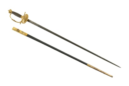 William IV British Court Sword and Scabbard