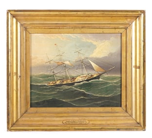 attr. James Buttersworth Young American Clipper
