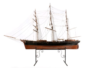 Exceptionally Large 12' Long Clipper Ship Model