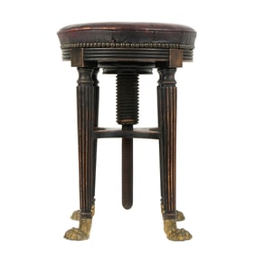 Victorian English Regency Piano Stool