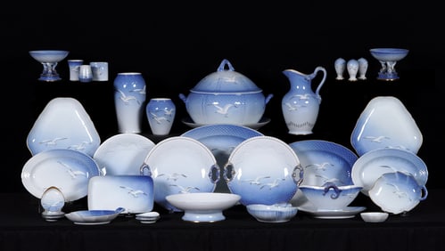 34 Bing & Grondahl Seagull China Accessory Pieces