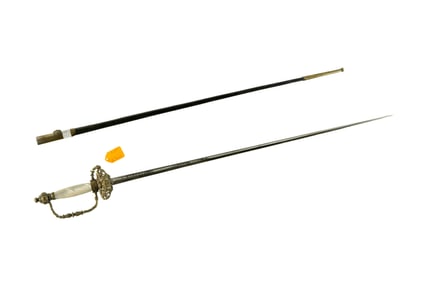 19th Century Continental Court Small Sword