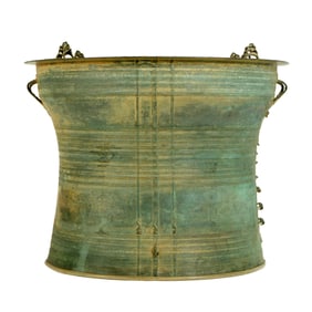 Bronze Burmese / Thailiand / Tibetan Karen Rain Drum