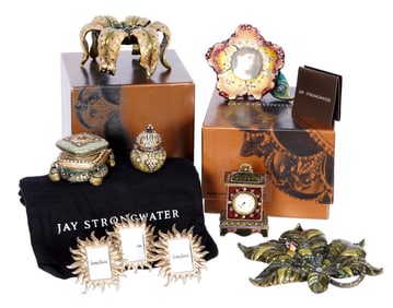 9 Piece Jay Strongwater Objets de Virtu