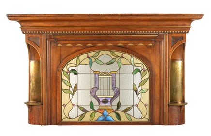 Large Stained Glass Architectural Element