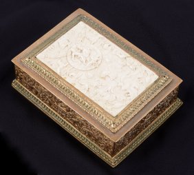 Caldwell Gilt Bronze Neoclassical Humidor