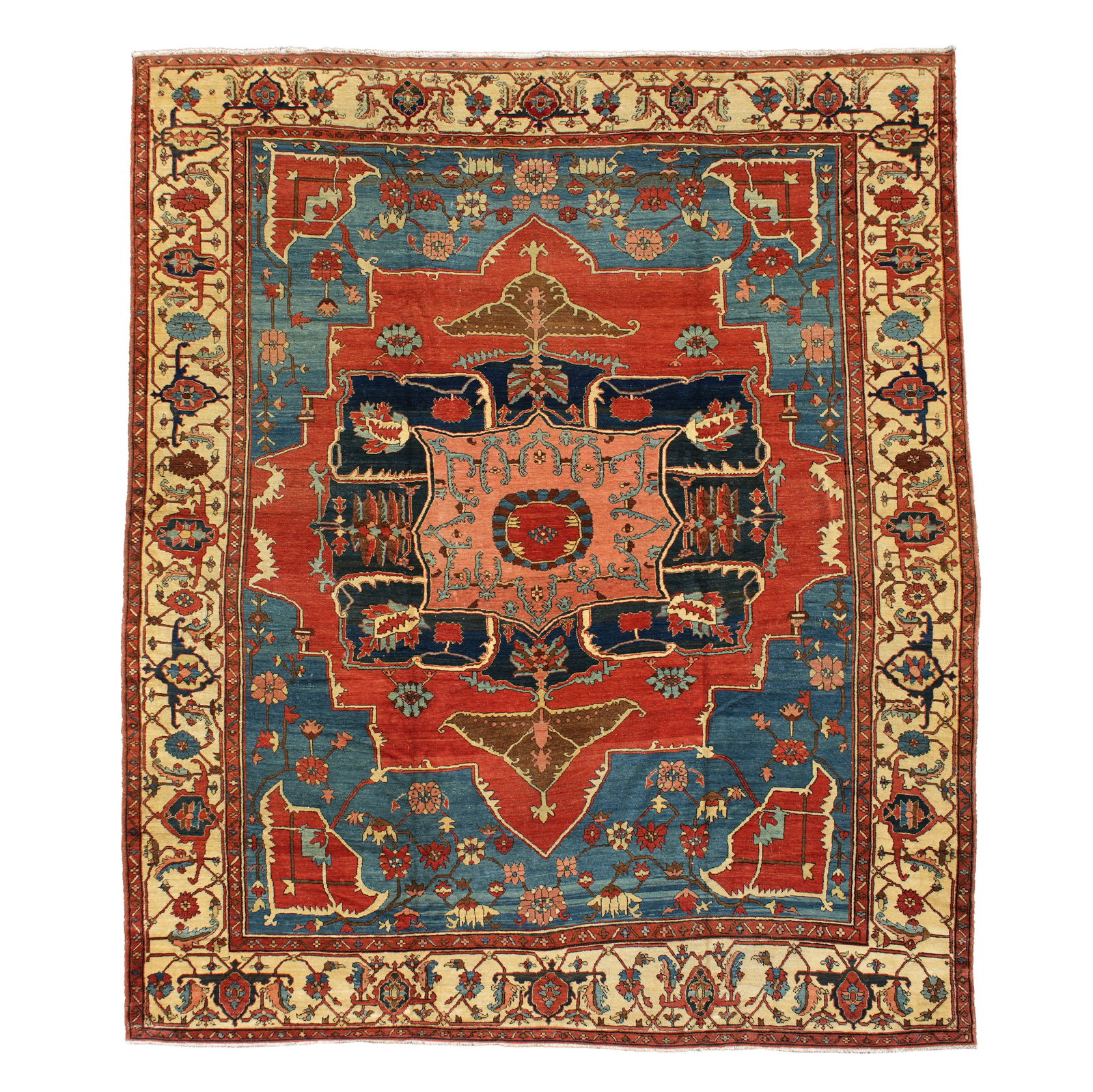 Antique Room Size Bakshaish / Serapi Rug Carpet (1 of 6)