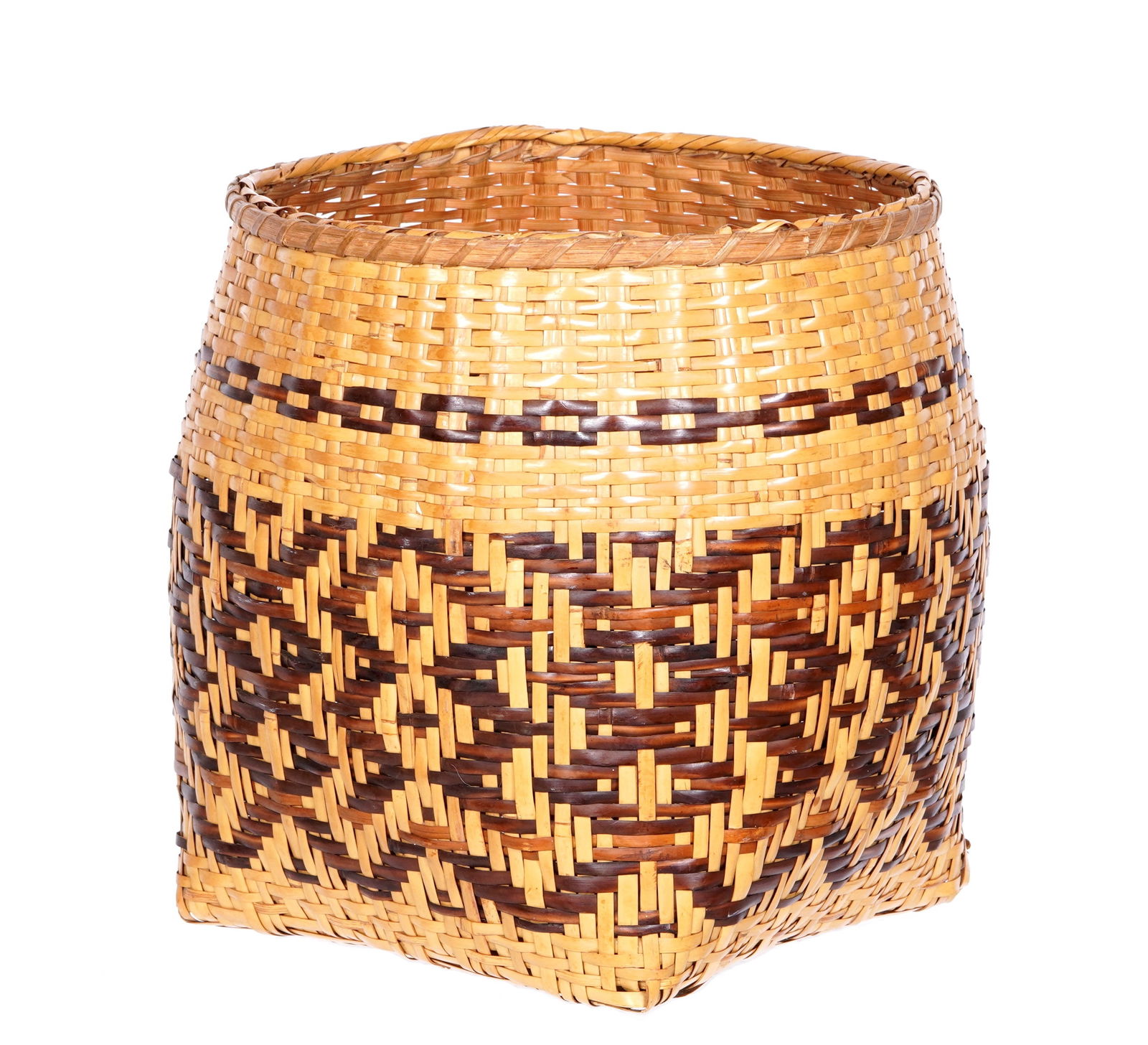 Fine and Large Cherokee River Cane Basket (1 of 6)
