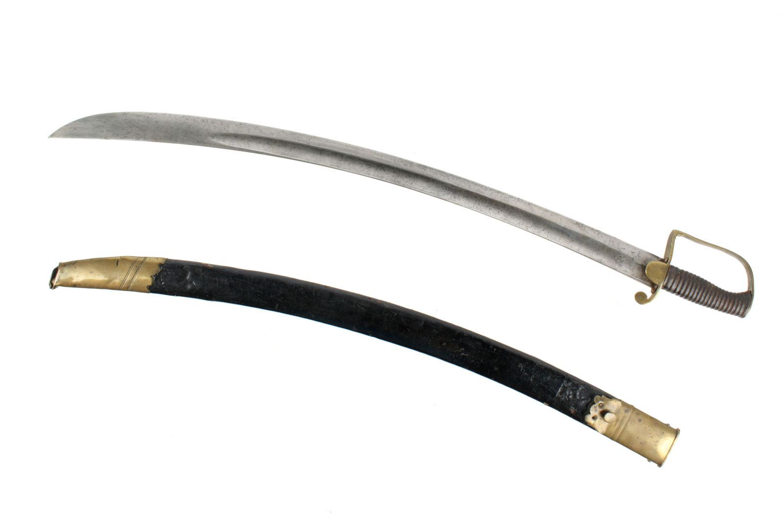 19th C. British Naval Coast Guard Cutlass Sword (1 of 6)
