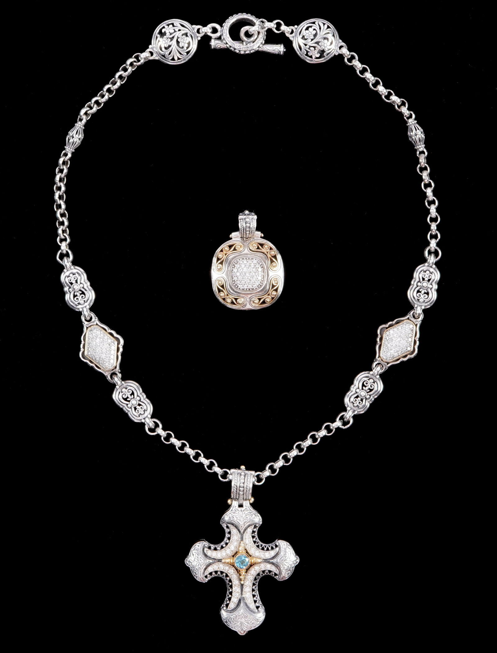 Konstantino 18k & Sterling Necklace & Pendants (1 of 10)