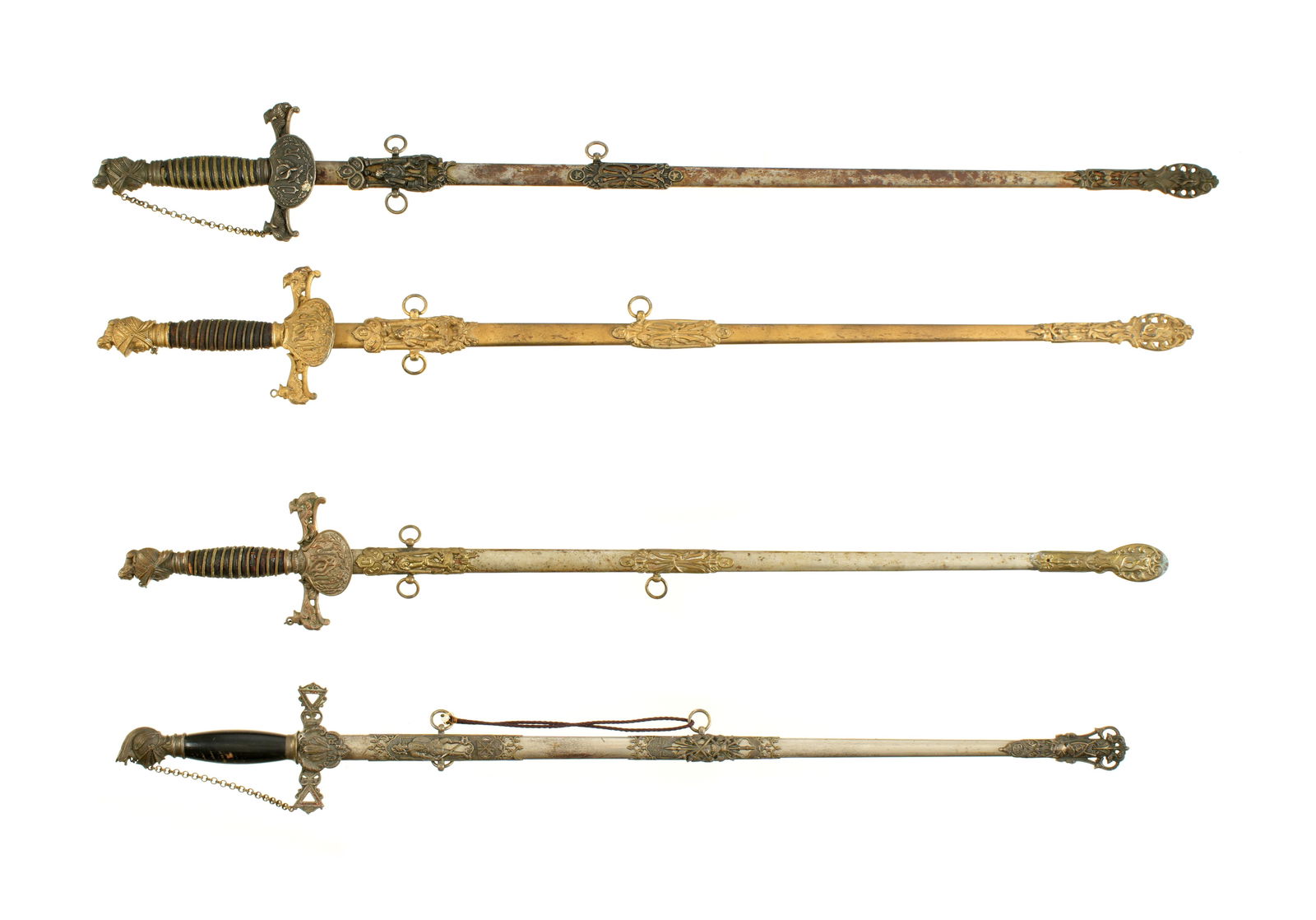 Four Knights of Pythias Fraternal Lodge Swords (1 of 14)
