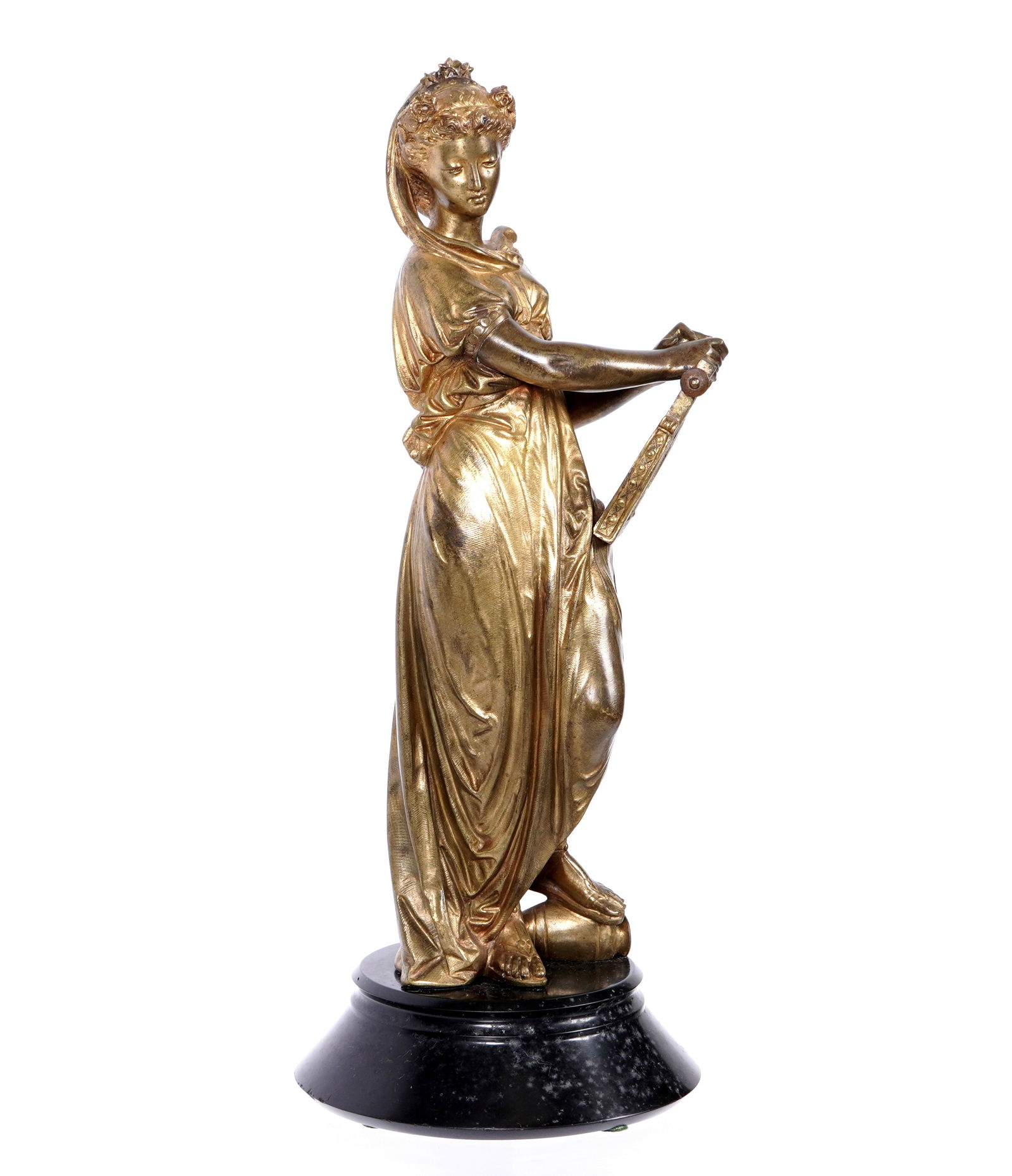 Francois Mage Bronze Figure of Sappho (1 of 10)