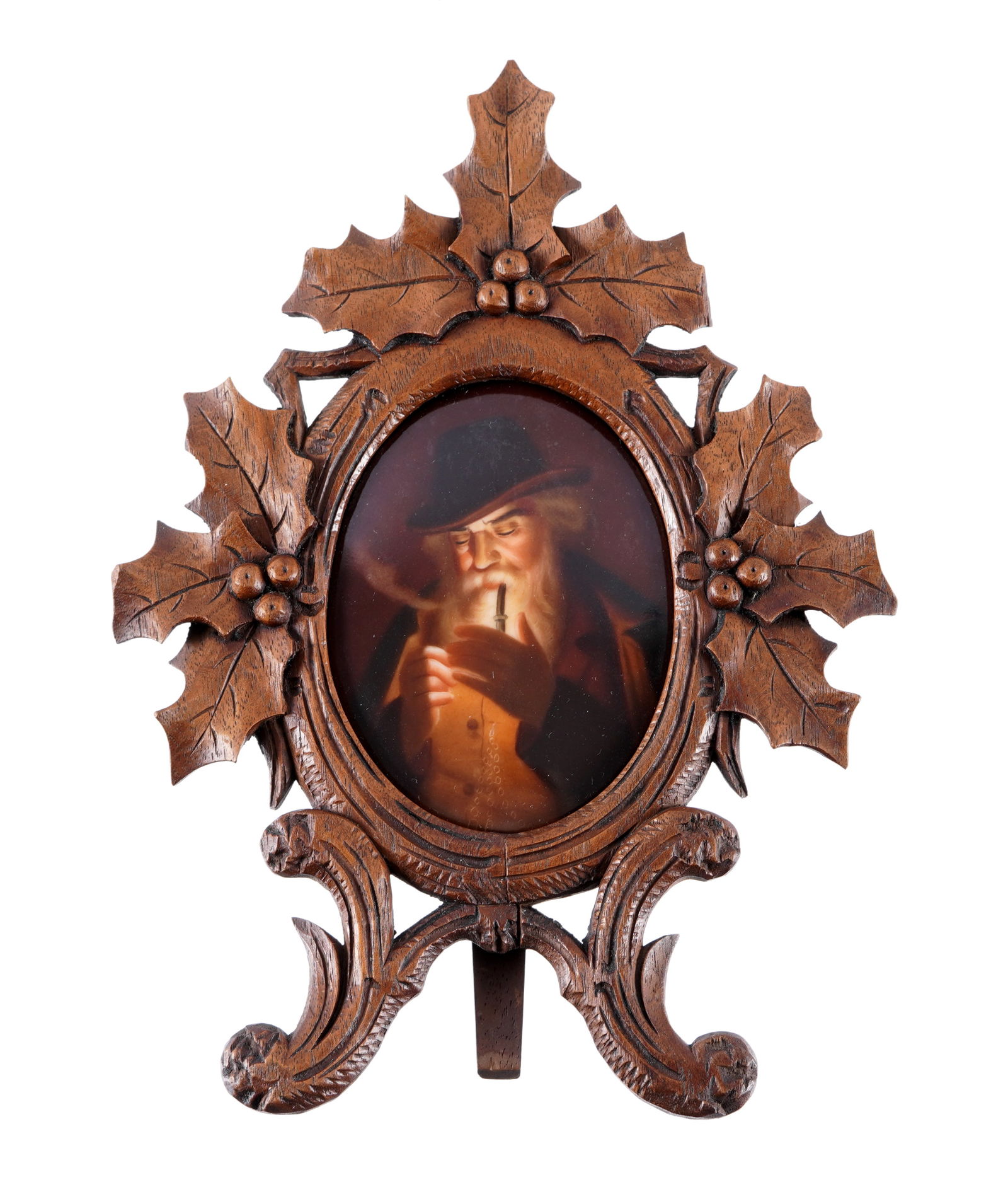 Miniature Portrait Plaque in Black Forest Frame (1 of 8)