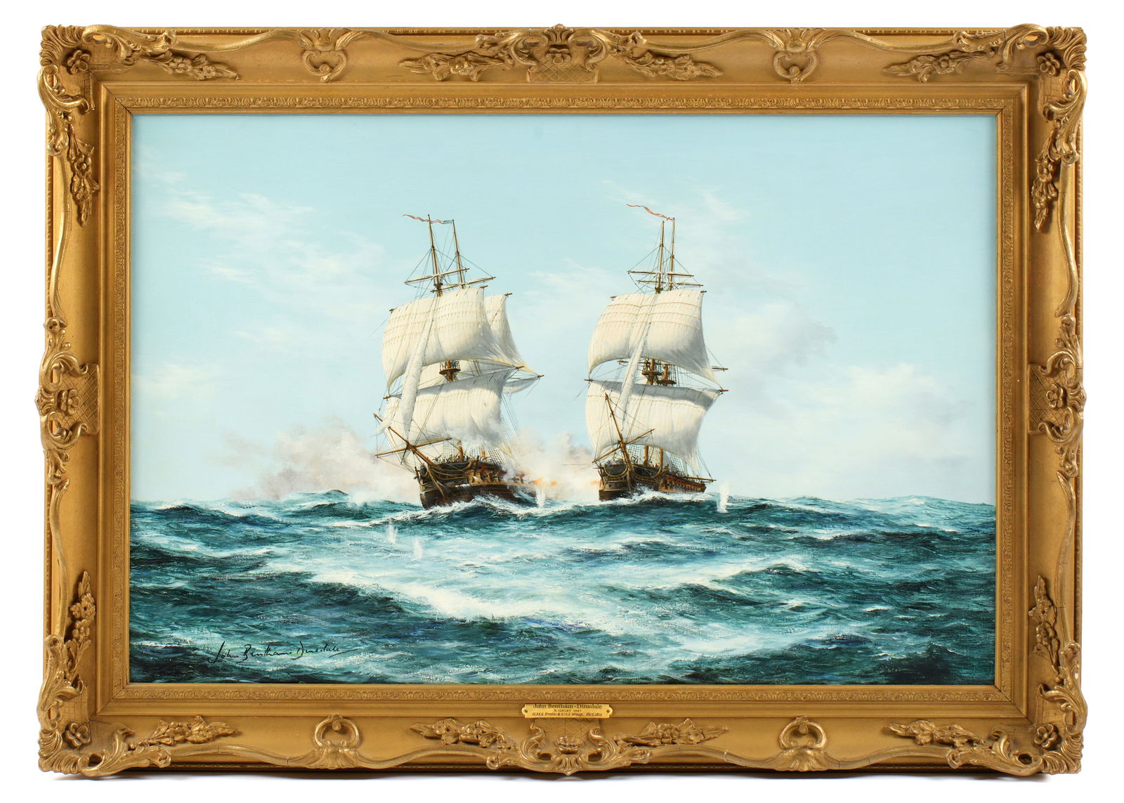 John Bentham-Dinsdale Frolic & Wasp Naval Battle (1 of 6)
