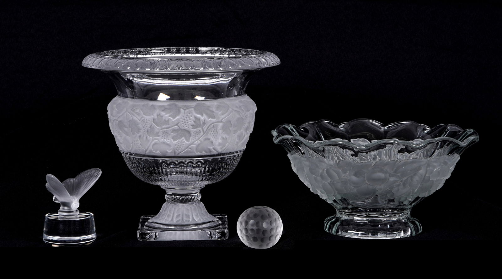 Four Piece Collection of Assorted Crystal Items (1 of 17)