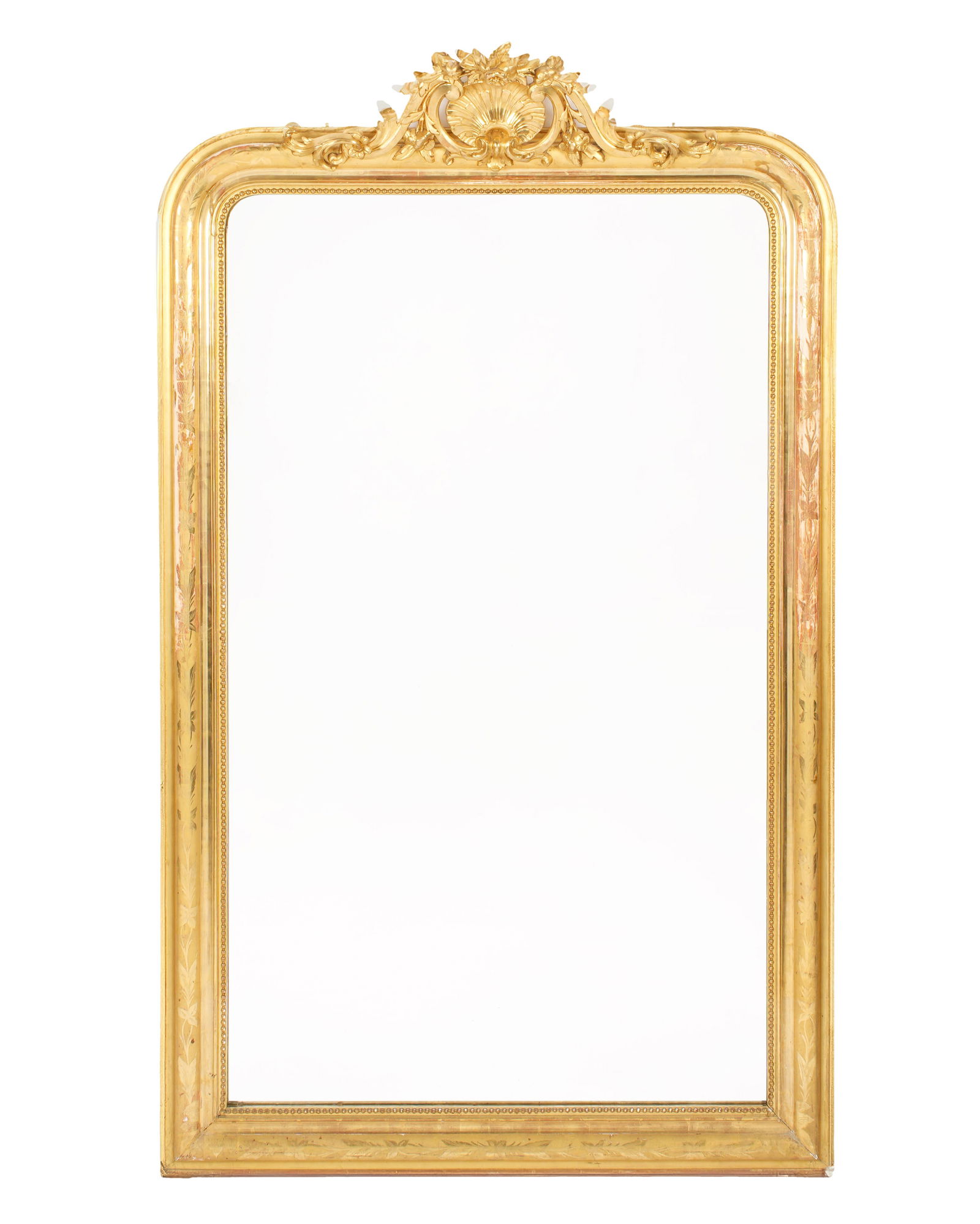 French Louis Philippe Carved Giltwood Mirror (1 of 5)
