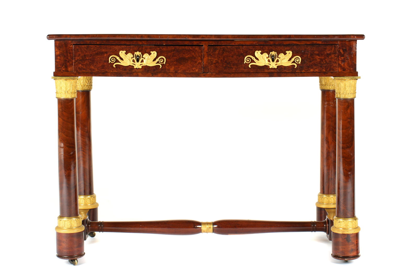 French Empire Style Mahogany Console Table (1 of 9)