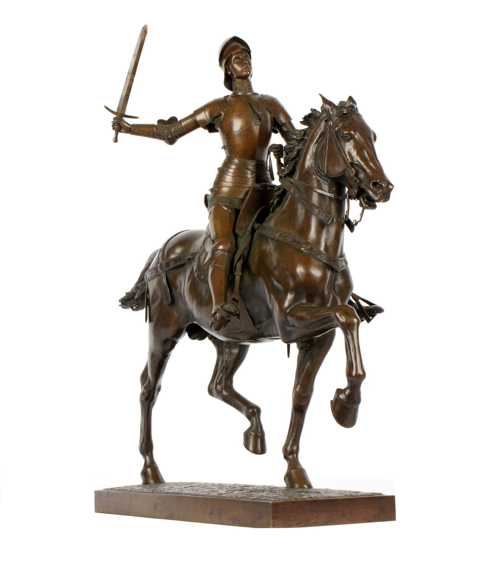 Paul Dubois Bronze Joan of Arc on Horseback (1 of 8)