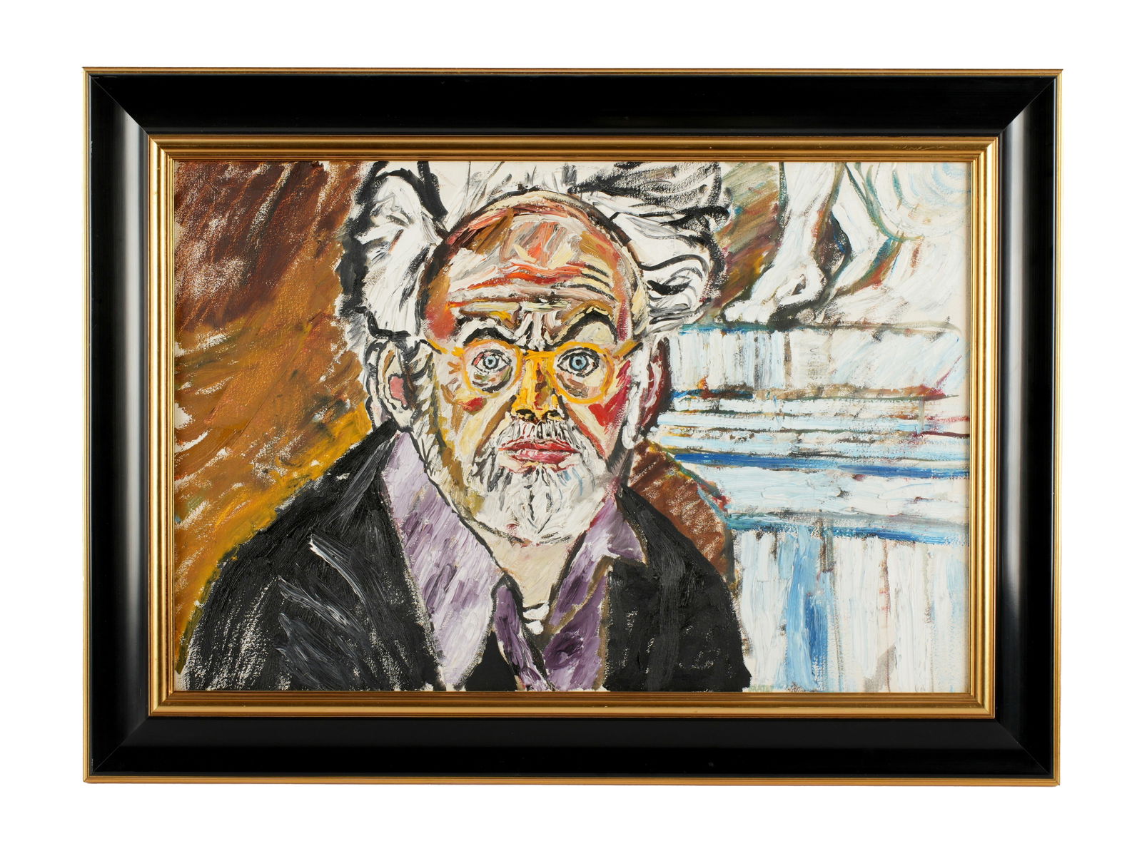 John Bratby Haunted Self Portrait Painting (1 of 7)