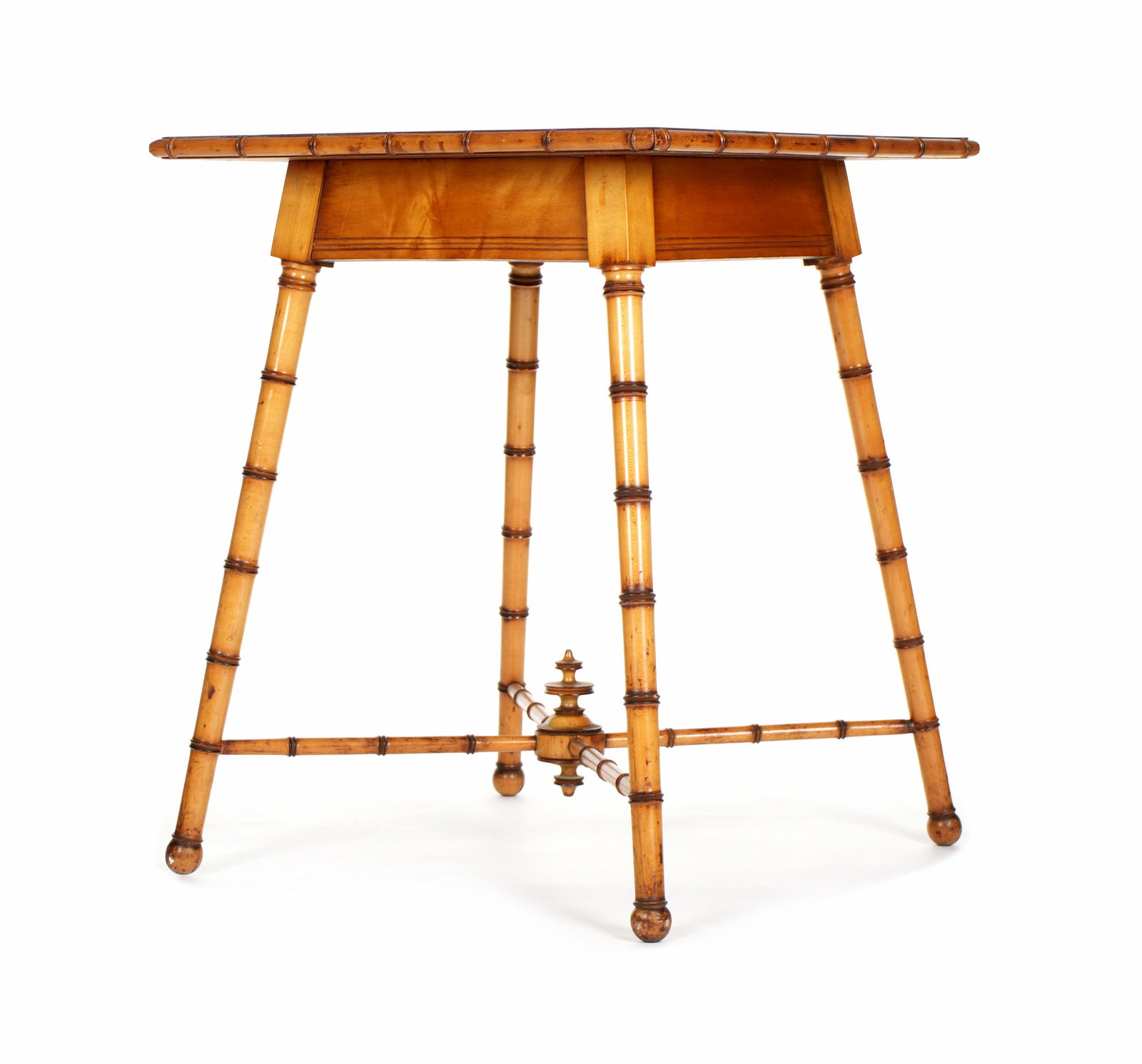 Horner Aesthetic Movement Faux Bamboo Center Table (1 of 9)