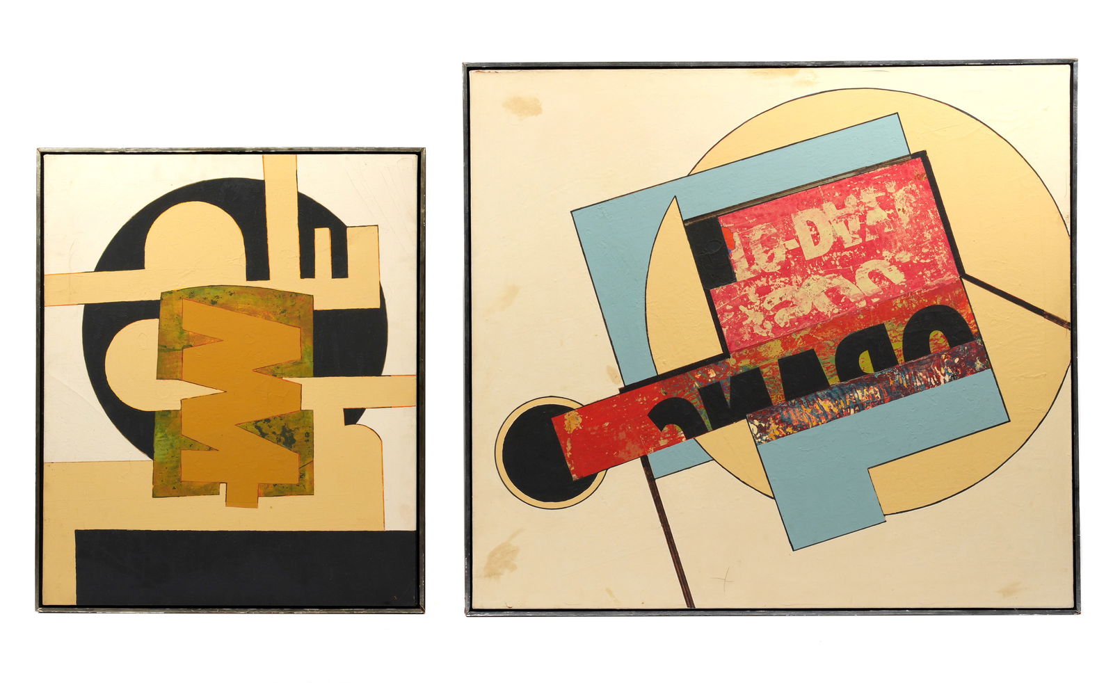 Two Peter Deutsch Mixed Media Paintings (1 of 6)