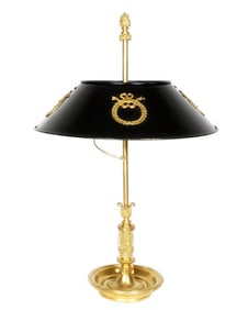 French Gilt Bronze Bouillotte Lamp