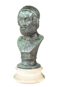 A. Morell Bronze Of Homer
