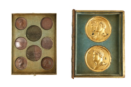 Bertrand Andrieu Cased Set of Napoleon Medals