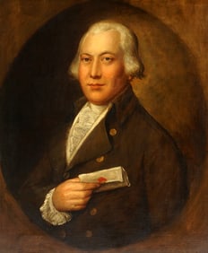 attrib. Thomas Gainsborough Portrait Rev Robert Hingeston