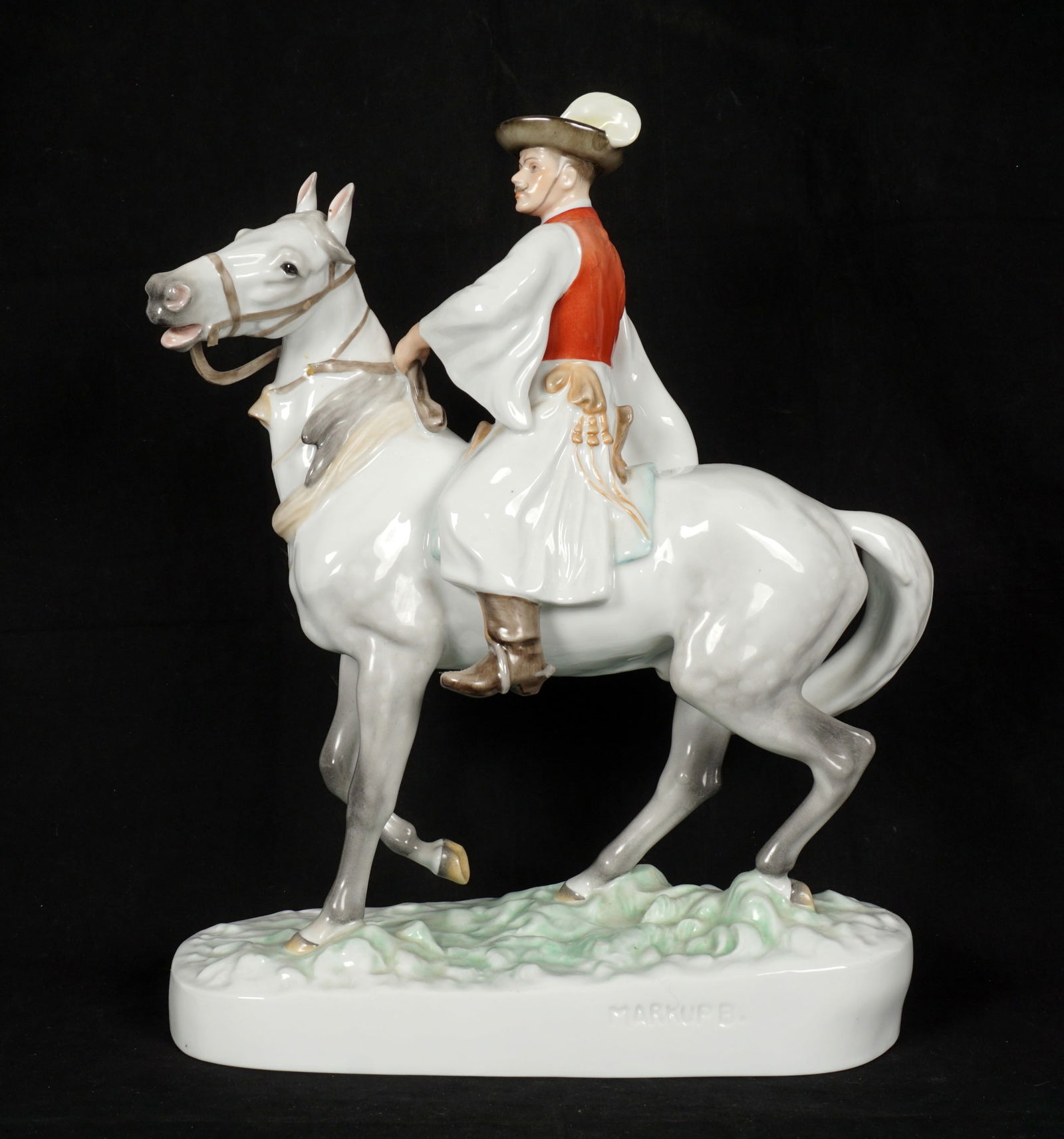 Herend Porcelain Horse and Rider Figurine (1 of 12)
