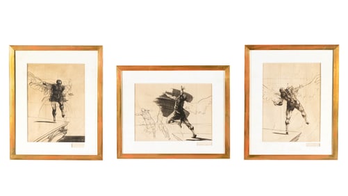 Three Claude Weisbuch Lithographs