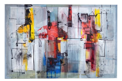 Massive attr. Antonio Carreno Abstract Composition