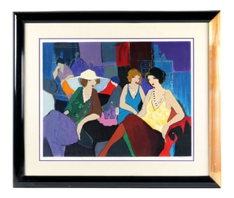 Itzchak Tarkay Trio Serigraph