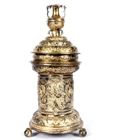 Large Elkington Electrotype Master Salt Cellar