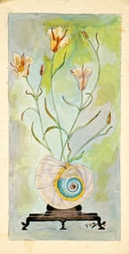 1957 T. H. Bossert Still Life Watercolor