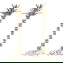 Pr Italian Tiffany Sterling Palm Tree Candlesticks