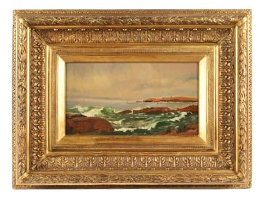 att Worthington Whittredge Newport Coastal Scene